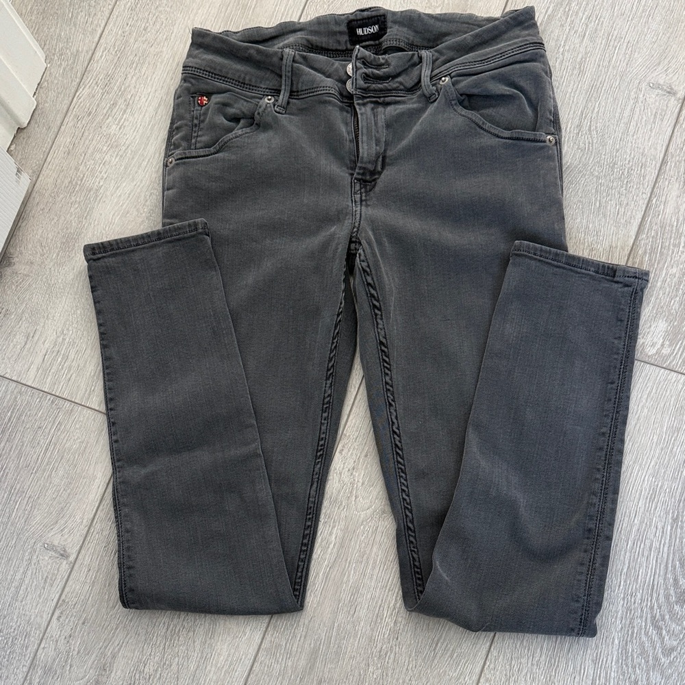 Grey washed Hudson jeans size 27